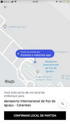 Uber em Foz do Iguaçu