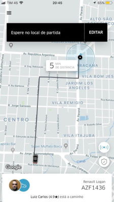 Uber em Foz do Iguaçu
