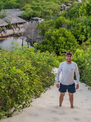 subida para lagoa bonita em Barreirinhas